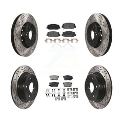 Transit Auto KDT-100394 Disc Brake Kit for 2016 Acura ILX - Front and Rear