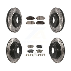 Transit Auto KDT-100395 Disc Brake Kit for 2013-2017 Honda Accord - Front and Rear