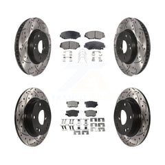 Transit Auto KDT-100396 Disc Brake Kit for 2015 Honda Civic - Front and Rear