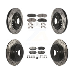 Transit Auto KDT-100399 Disc Brake Kit for 2015-2017 Honda Odyssey - Front and Rear