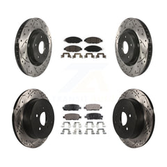 Transit Auto KDT-100400 Disc Brake Kit for 2013-2024 Nissan Murano, INFINITI QX60 and More - Front and Rear