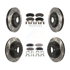 Transit Auto KDT-100402 Disc Brake Kit for 2016-2017 INFINITI QX50 - Front and Rear