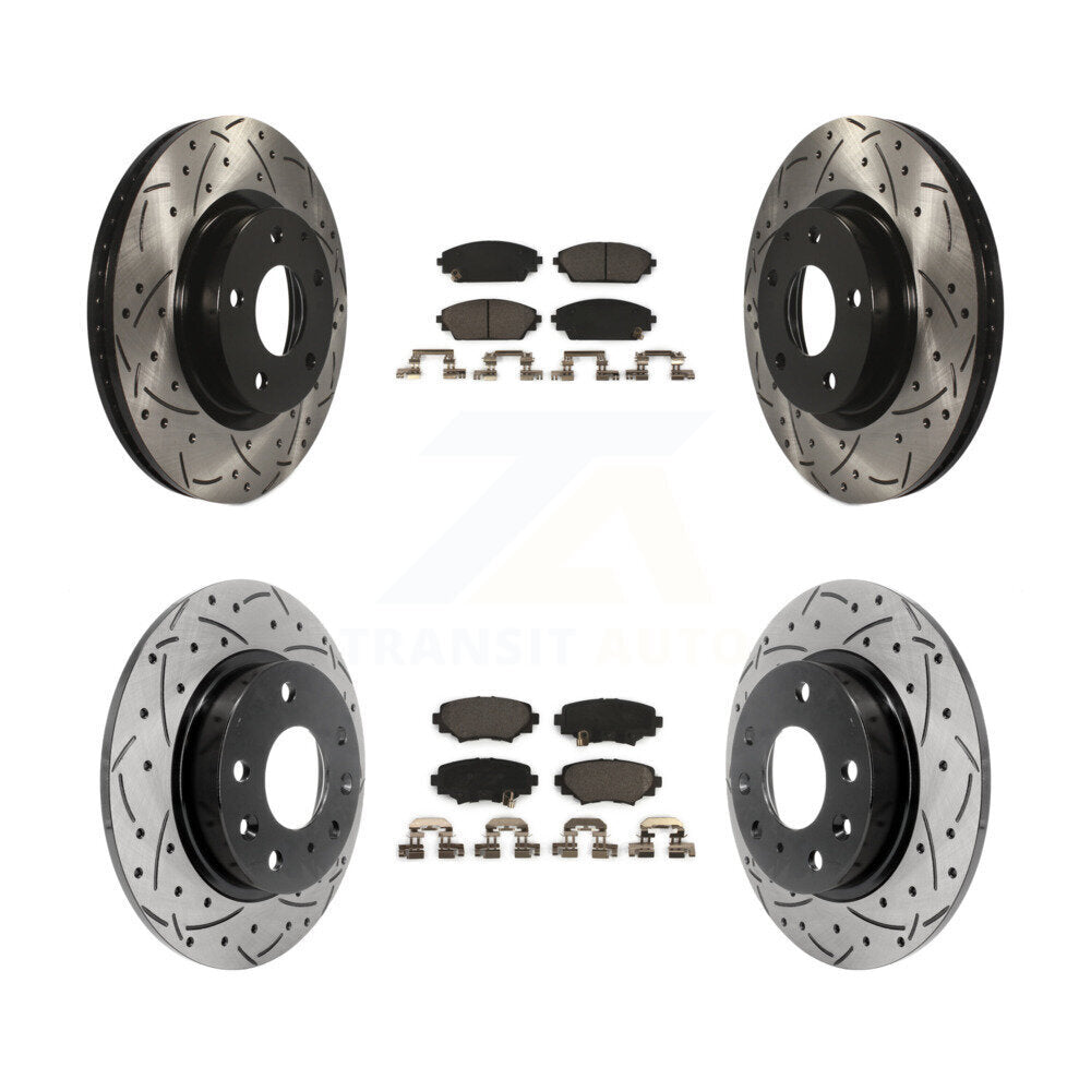 Transit Auto KDT-100405 Disc Brake Kit for 2014-2018 Mazda 3, Mazda 3 Sport - Front and Rear