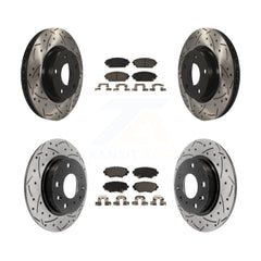 Transit Auto KDT-100405 Disc Brake Kit for 2014-2018 Mazda 3, Mazda 3 Sport - Front and Rear