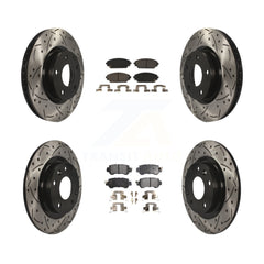 Transit Auto KDT-100406 Disc Brake Kit for 2016-2018 Mazda CX-3 - Front and Rear
