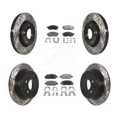 Transit Auto KDT-100408 Disc Brake Kit for 2013-2019 Nissan Sentra - Front and Rear