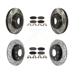 Transit Auto KDT-100409 Disc Brake Kit for 2014-2018 Mazda 3, Mazda 3 Sport - Front and Rear