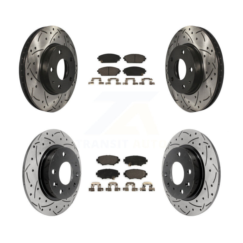 Transit Auto KDT-100409 Disc Brake Kit for 2014-2018 Mazda 3, Mazda 3 Sport - Front and Rear
