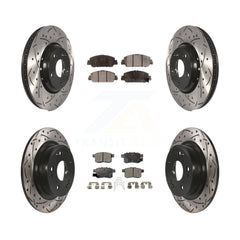 Transit Auto KDT-100420 Disc Brake Kit for 2017 Honda Accord - Front and Rear