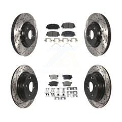 Transit Auto KDT-100422 Disc Brake Kit for 2017-2022 Acura ILX - Front and Rear