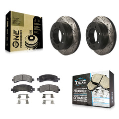 Transit Auto KDT-100425 Disc Brake Kit for 2003-2018 Chevrolet Express 2500, GMC Savana 2500 and More - Rear