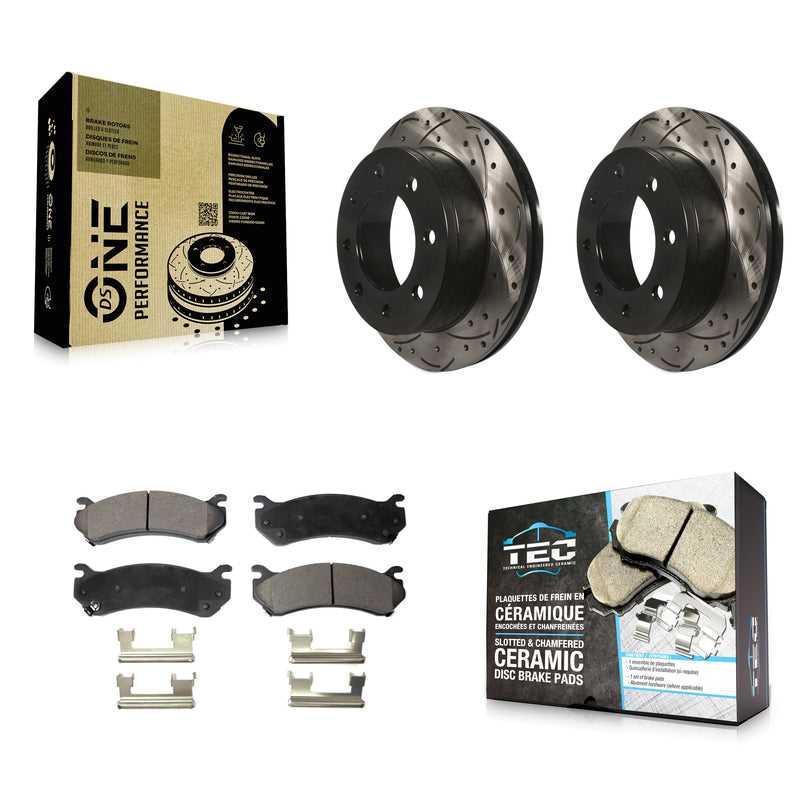 Transit Auto KDT-100426 Disc Brake Kit for 1999-2009 Chevrolet Silverado 1500 HD Classic, Chevrolet Suburban 2500 and More - Rear
