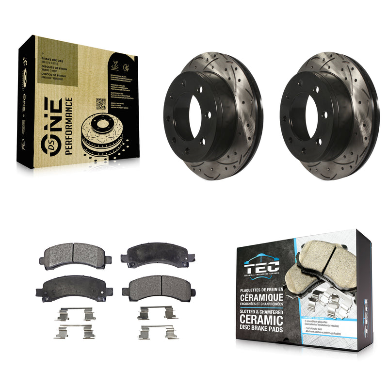 Transit Auto KDT-100427 Disc Brake Kit for 2003-2014 Chevrolet Express 3500, GMC Savana 3500 and More - Rear