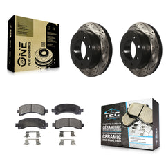 Transit Auto KDT-100428 Disc Brake Kit for 2005-2020 GMC Savana 2500, Chevrolet Express 2500 and More - Rear