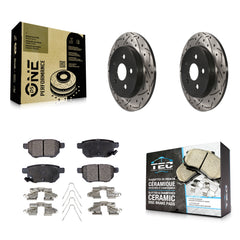 Transit Auto KDT-100432 Disc Brake Kit for 2009-2022 Toyota Corolla, Toyota Prius AWD-e and More - Rear