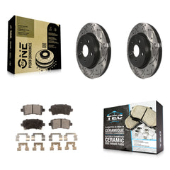 Transit Auto KDT-100439 Disc Brake Kit for 2010-2020 Cadillac XTS, Chevrolet Malibu Limited and More - Rear