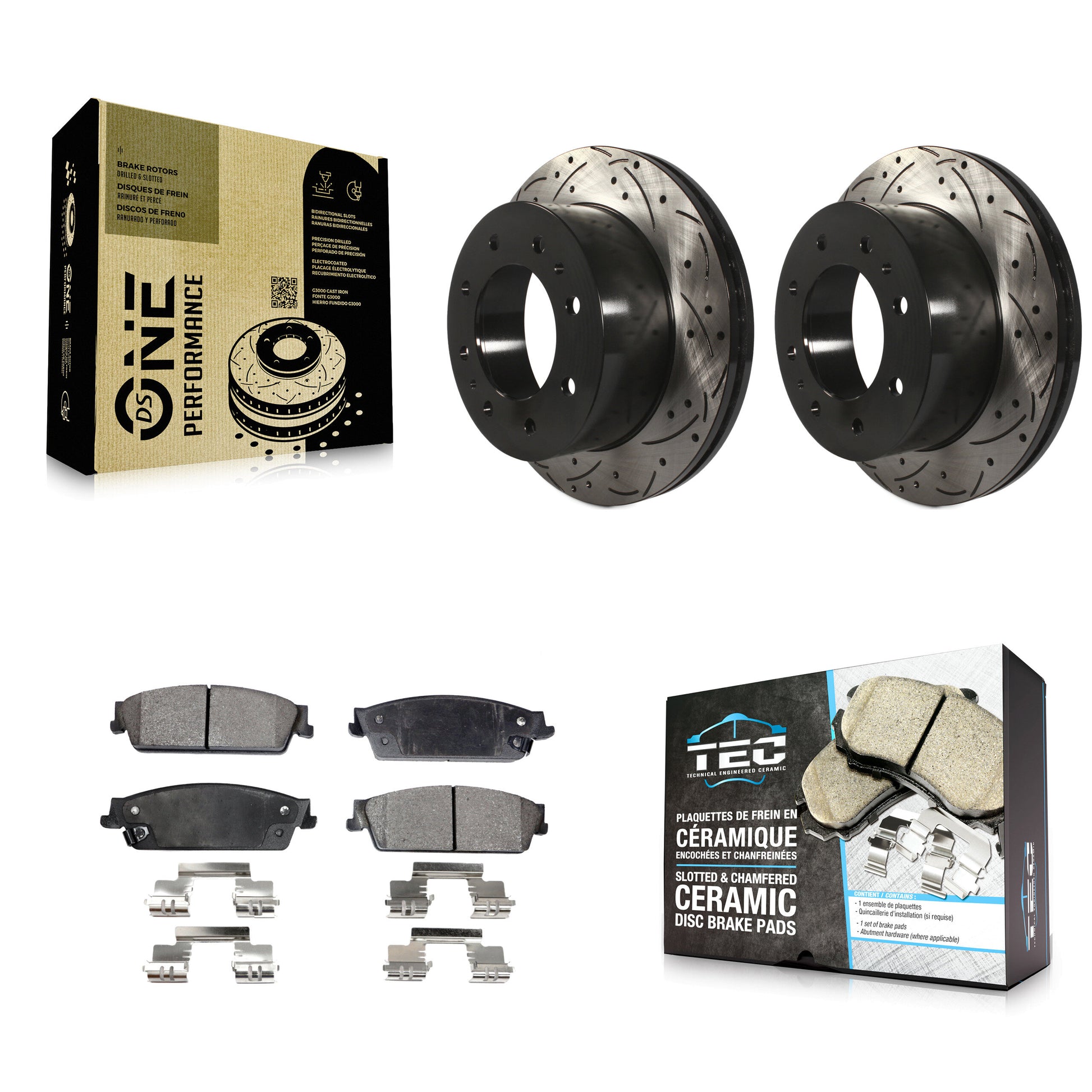 Transit Auto KDT-100441 Disc Brake Kit for 2011 Chevrolet Silverado 1500 - Rear
