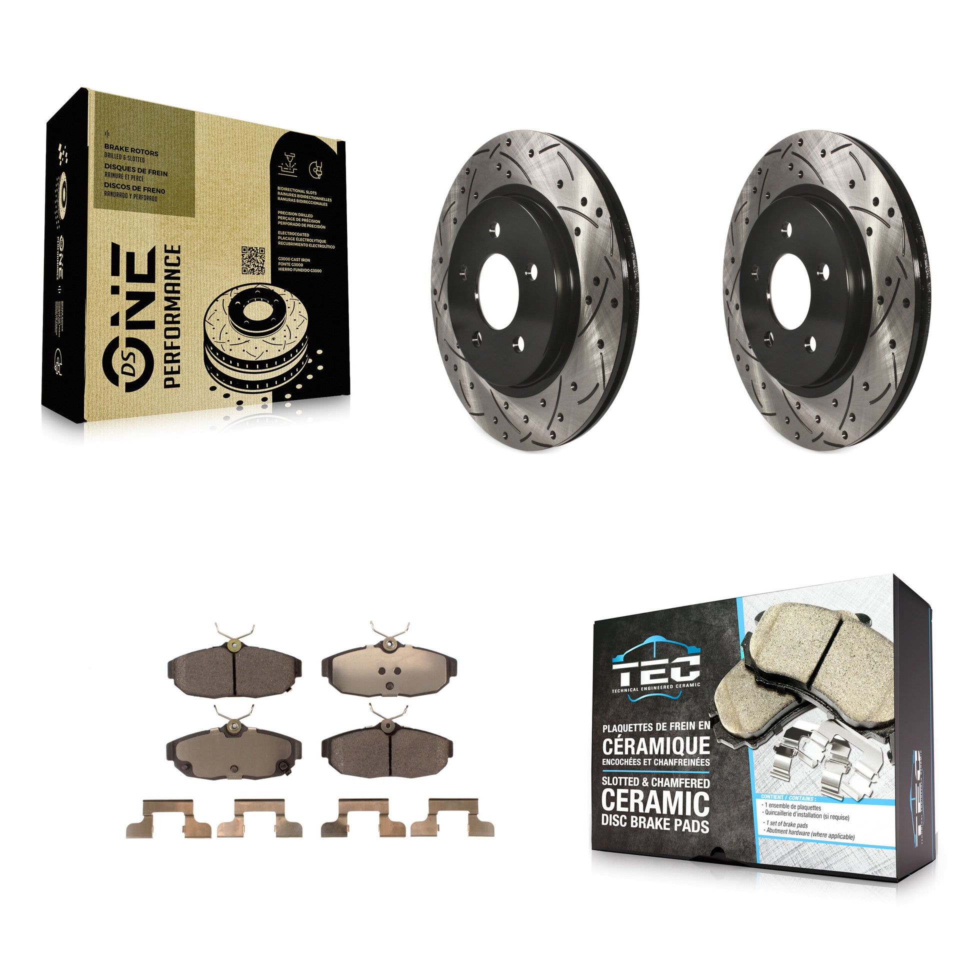 Transit Auto KDT-100449 Disc Brake Kit for 2012-2014 Ford Mustang - Rear