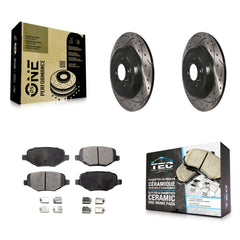 Transit Auto KDT-100459 Disc Brake Kit for 2009-2019 Lincoln MKT, Ford Explorer and More - Rear