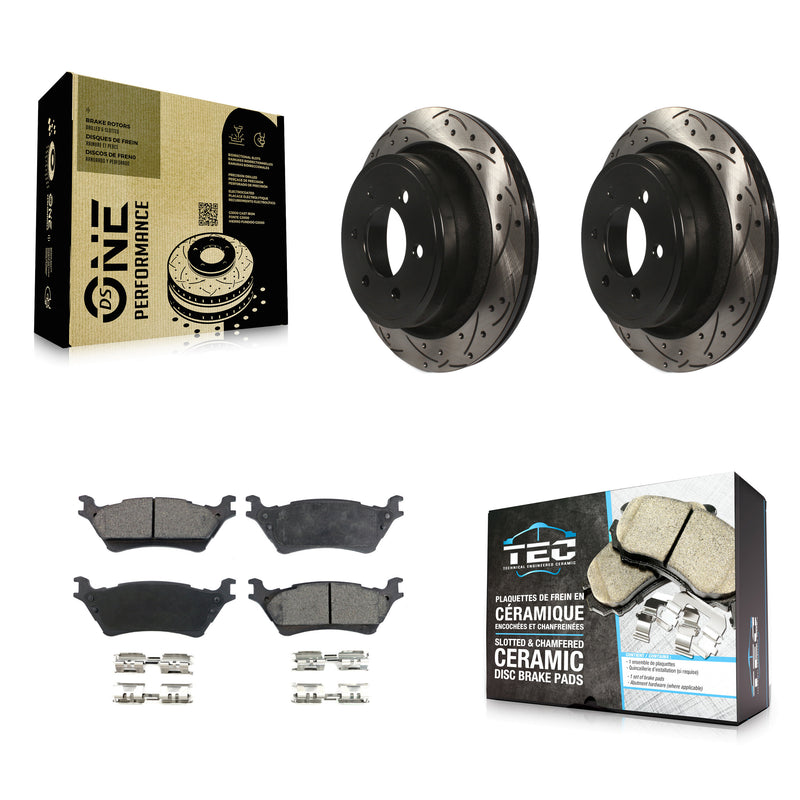 Transit Auto KDT-100462 Disc Brake Kit for 2012-2020 Ford F-150 - Rear
