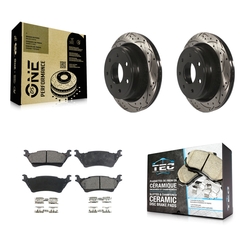 Transit Auto KDT-100463 Disc Brake Kit for 2012-2014 Ford F-150 - Rear