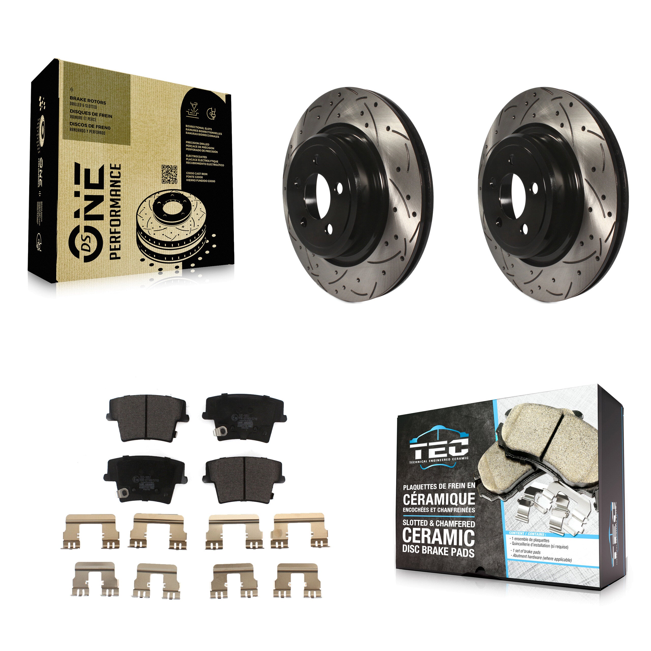 Transit Auto KDT-100475 Disc Brake Kit for 2006-2016 Dodge Charger, Dodge Magnum - Rear