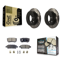 Transit Auto KDT-100476 Disc Brake Kit for 2007-2017 Mitsubishi Lancer, Chrysler 200 and More - Rear