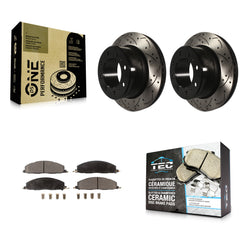 Transit Auto KDT-100483 Disc Brake Kit for 2009-2018 Ram 1500, Ram 2500 and More - Rear