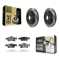 Transit Auto KDT-100485 Disc Brake Kit for 2011-2022 Jeep Grand Cherokee WK, Dodge Durango, Jeep Grand Cherokee - Rear