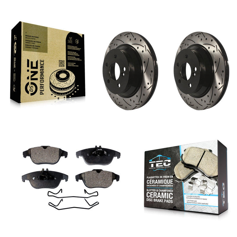 Transit Auto KDT-100494 Disc Brake Kit for 2010-2015 Mercedes-Benz E400, Mercedes-Benz GLK250 and More - Rear