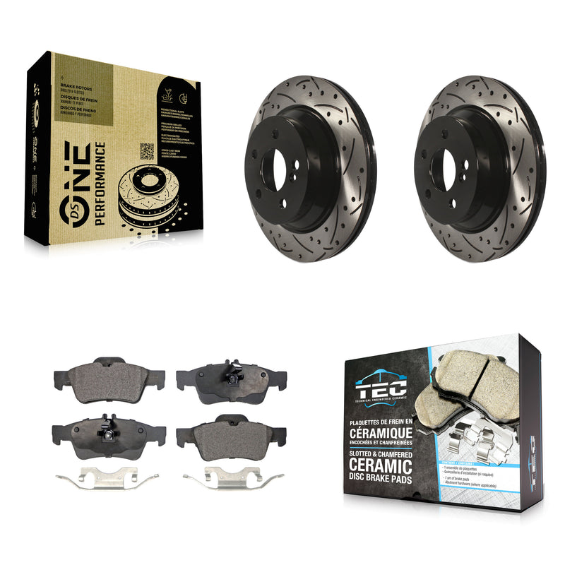 Transit Auto KDT-100495 Disc Brake Kit for 2003-2016 Mercedes-Benz E350, Mercedes-Benz E400 and More - Rear
