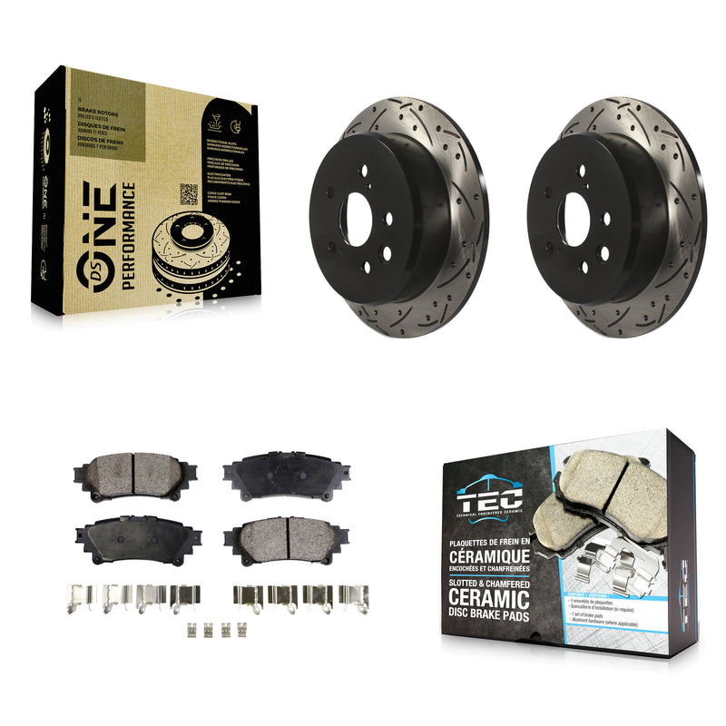 Transit Auto KDT-100505 Disc Brake Kit for 2014-2015 Lexus IS250 - Rear