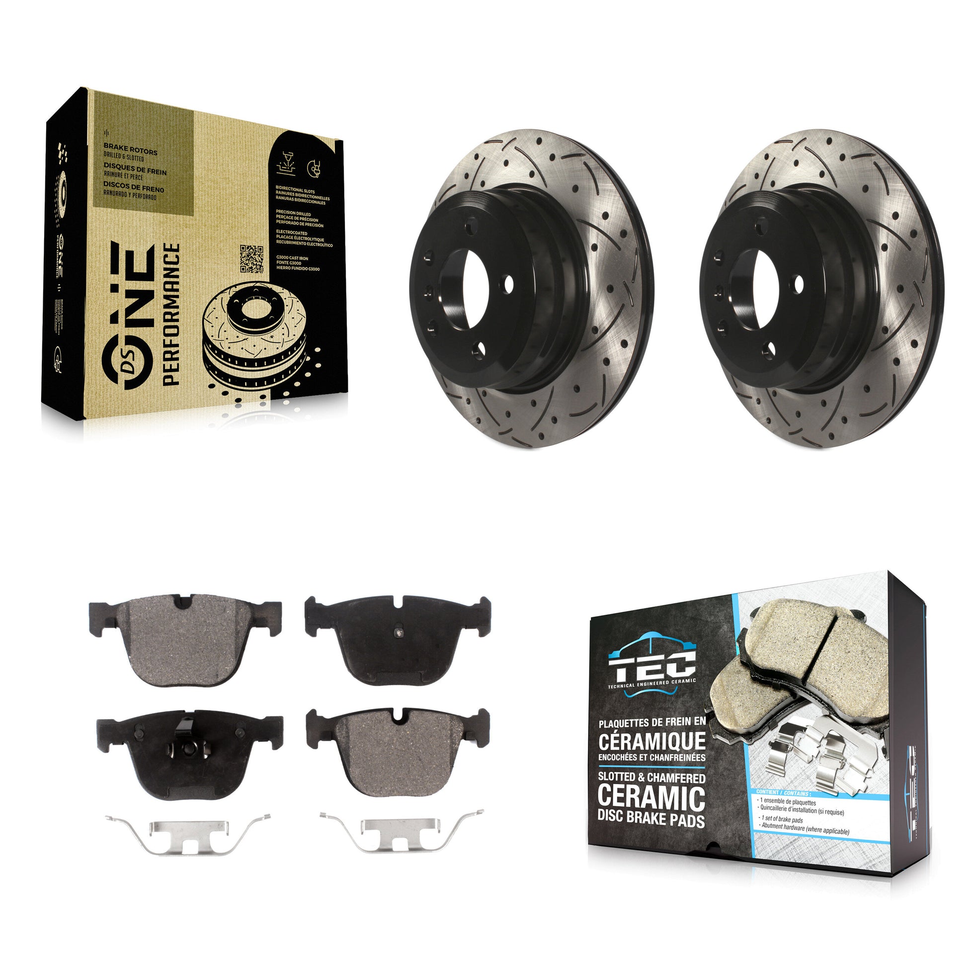 Transit Auto KDT-100512 Disc Brake Kit for 2009 BMW X6 - Rear