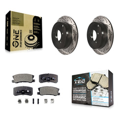 Transit Auto KDT-100514 Disc Brake Kit for 2007-2015 Mitsubishi Outlander, Mitsubishi Lancer - Rear