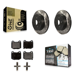 Transit Auto KDT-100519 Disc Brake Kit for 2008-2017 Subaru WRX STI, Subaru Impreza - Rear