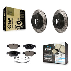 Transit Auto KDT-100522 Disc Brake Kit for 2008-2015 Mercedes-Benz C250, Mercedes-Benz C230, Mercedes-Benz C300 - Rear