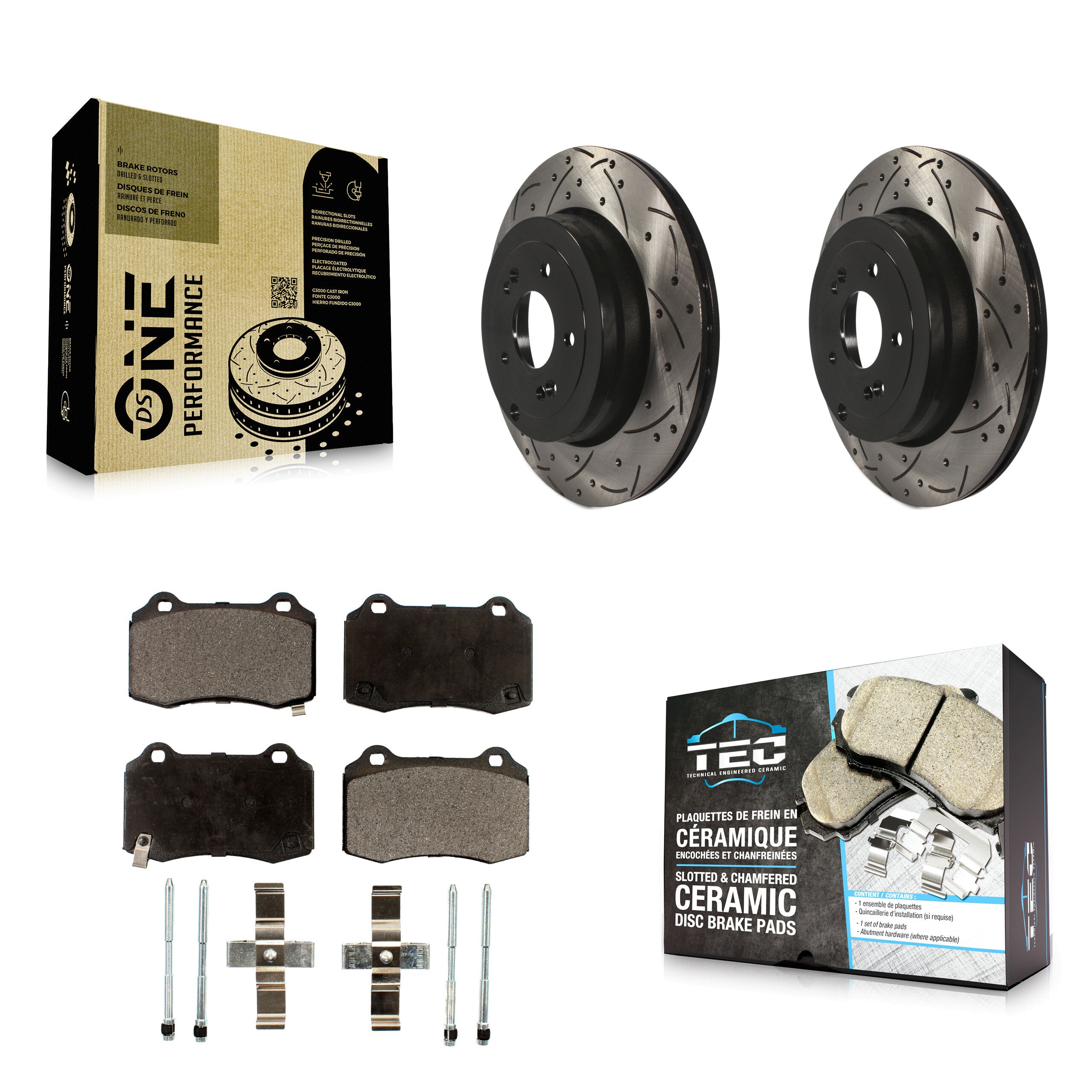 Transit Auto KDT-100524 Disc Brake Kit for 2010-2016 Hyundai Genesis Coupe - Rear
