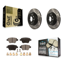 Transit Auto KDT-100532 Disc Brake Kit for 2009-2019 Volkswagen GTI, Volkswagen Beetle and More - Rear