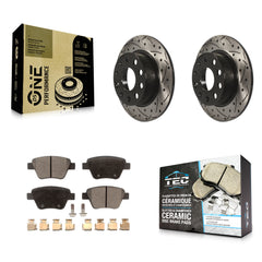 Transit Auto KDT-100534 Disc Brake Kit for 2010-2018 Volkswagen Jetta, Volkswagen GTI and More - Rear