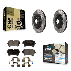 Transit Auto KDT-100538 Disc Brake Kit for 2011-2018 Porsche Macan, Audi A7 Quattro and More - Rear