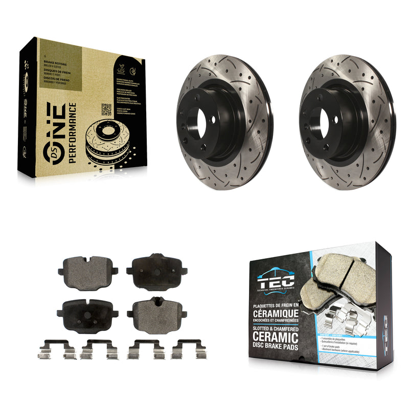 Transit Auto KDT-100539 Disc Brake Kit for 2012 BMW X3 - Rear