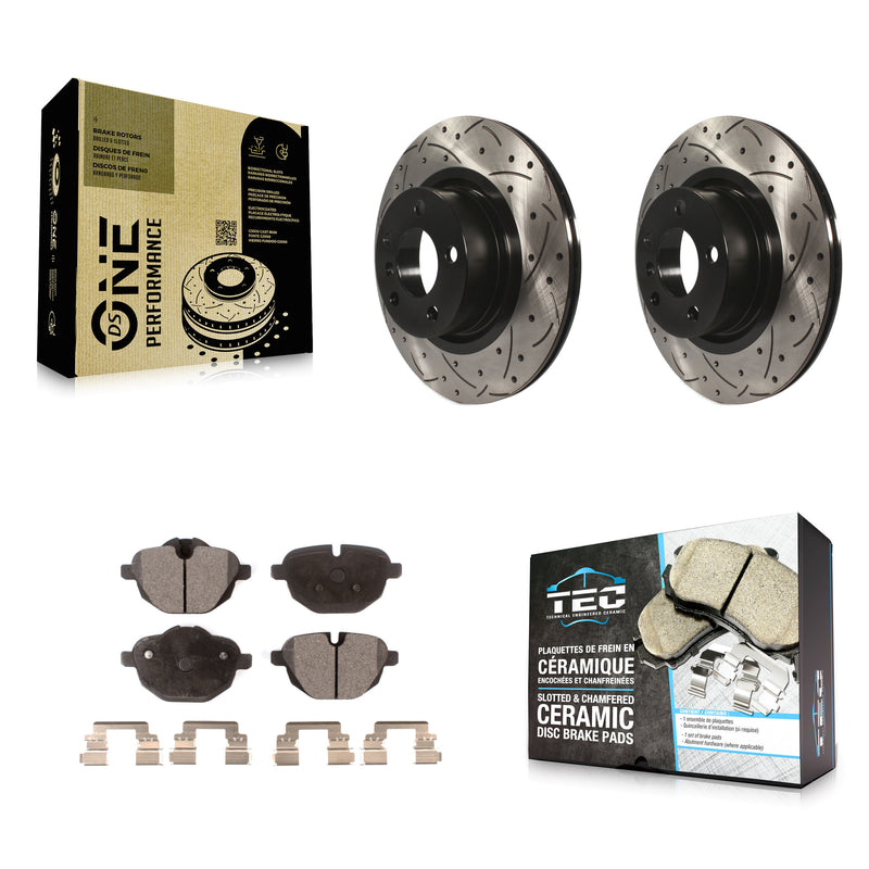Transit Auto KDT-100540 Disc Brake Kit for 2011-2018 BMW X4, BMW X3 - Rear