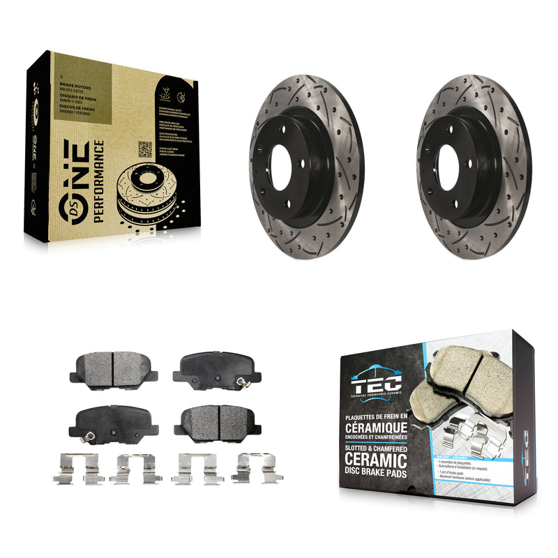 Transit Auto KDT-100551 Disc Brake Kit for 2014-2015 Mazda 6 - Rear