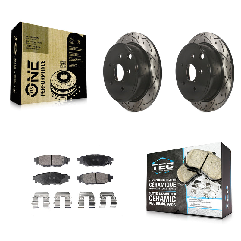 Transit Auto KDT-100563 Disc Brake Kit for 2015-2019 Subaru WRX - Rear