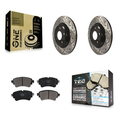 Transit Auto KDT-100574 Disc Brake Kit for 2017-2019 Audi A4, Audi A4 Quattro - Rear