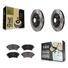 Transit Auto KDT-100578 Disc Brake Kit for 2017-2020 Audi A4 allroad, Audi A5 Quattro and More - Rear