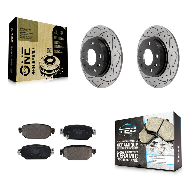 Transit Auto KDT-100581 Disc Brake Kit for 2017-2022 Mazda CX-3, Mazda 3, Mazda 3 Sport - Rear