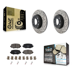 Transit Auto KDT-100582 Disc Brake Kit for 2015-2024 Dodge Hornet, Fiat 500X, Jeep Renegade - Rear