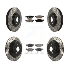 Transit Auto KDT-100585 Disc Brake Kit for 2018-2020 Lincoln Continental - Front and Rear