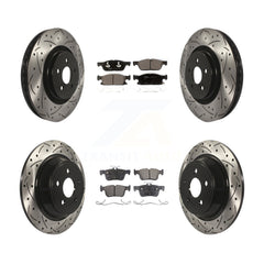 Transit Auto KDT-100587 Disc Brake Kit for 2017-2020 Lincoln Continental, Ford Fusion, Lincoln MKZ - Front and Rear